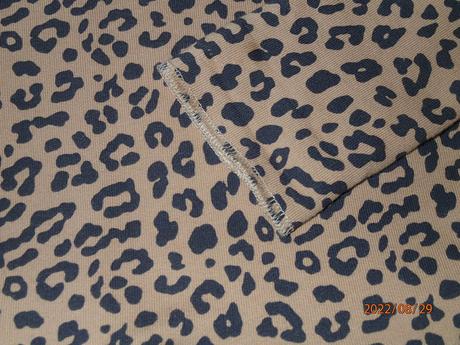 Teplé trigrikové šaty-tunika +čierne legíny zatepl, f&f,122