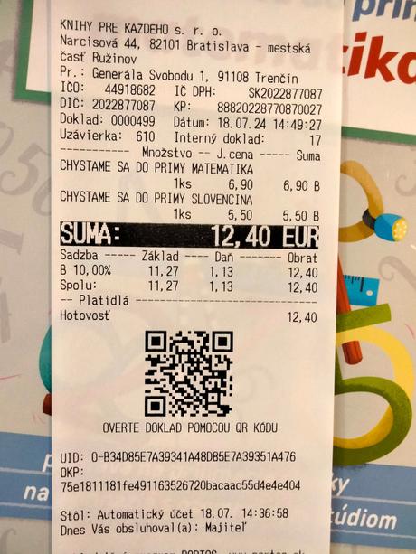 Kniha chystáme sa do prímy mat a sjl, 