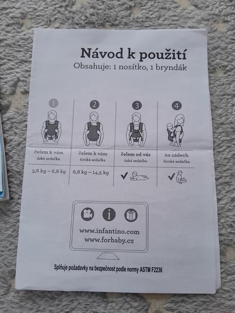 Nosič infantino flip 4 in 1 convertible, infantino