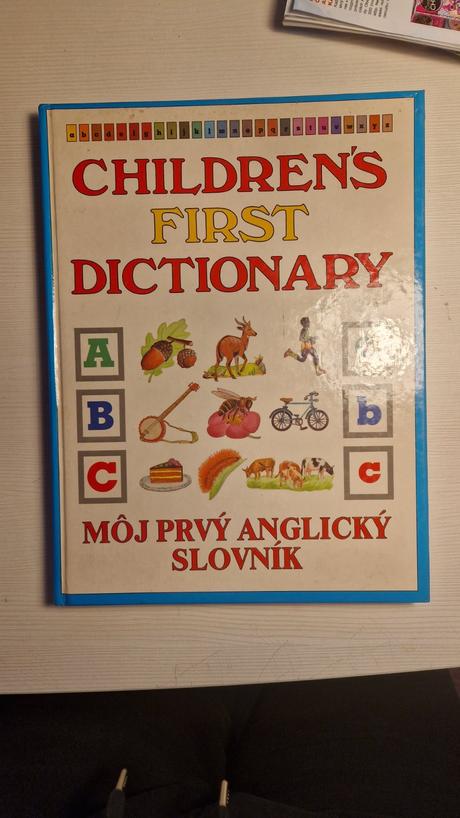 Stará kniha môj prvý anglicky slovník, 