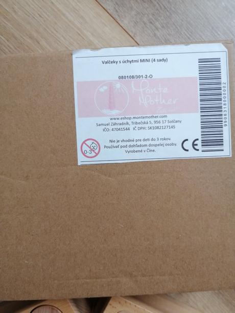 Veľkostné valčeky montessori, 