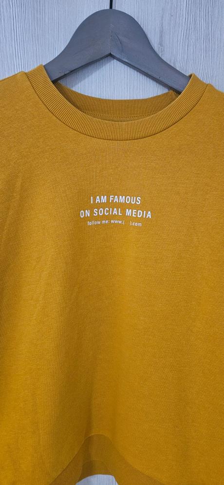 Horčicová dámska mikina, bershka,xs