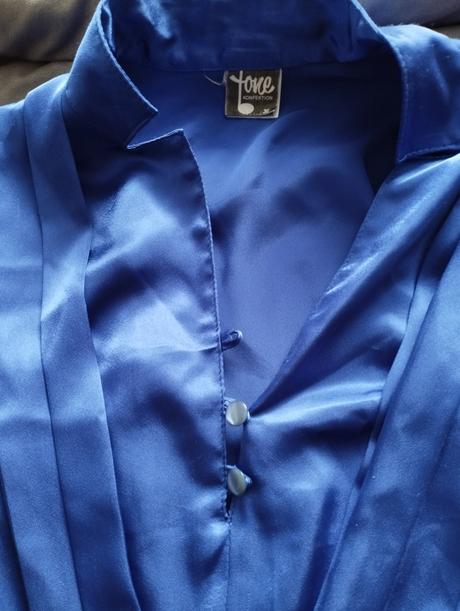 Kráľovský modrá blúzka s/m, m