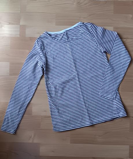 Jemné tričenko s ligotavymi pásikmi, h&m,134