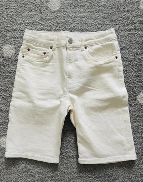 Zara biele riflove kratase, zara,152