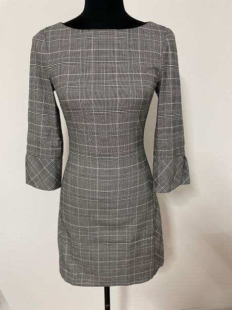 Kárované šaty zn. h&m, h&m,xs