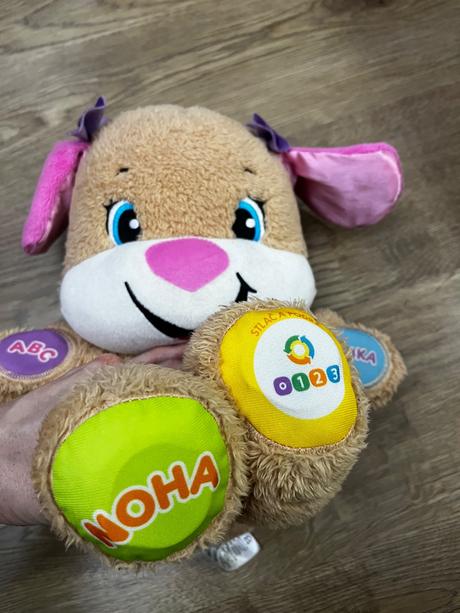 Hovoriaci interaktívný psík sestrička fisherprice, 