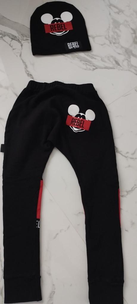 Rebel tepláky a čiapka uni, rebel kids,128