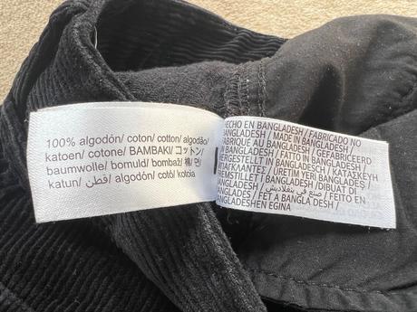 Chlapčenské manchestrové nohavice beggy, bershka,34