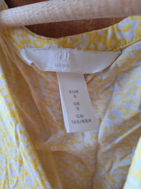 Tehotenské letné šaty, h&m,s