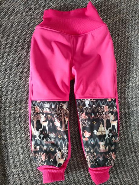 Zimušne softshellove nohavice, 74 - 140