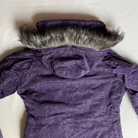 Fialová dámska zimná vetrovka volcano 38, m