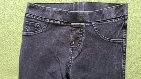 Legíny vo vzhľade riflí, h&m,140