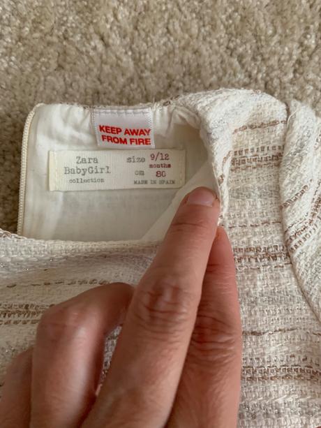 Šaty zara 80 (9-12m), zara,80
