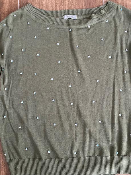 Zelený pulover, fracomina,s