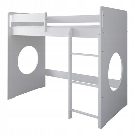 Detská vyvýšená posteľ, šírka (cm): 80,dĺžka (cm): 160