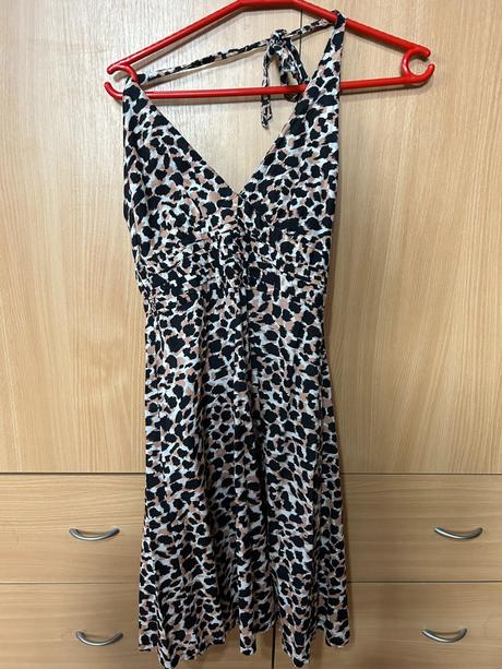 Letné šaty s viazaním okolo krku h&m, h&m,36