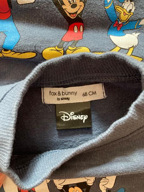 Mikiny 2 ks, fox & bunny,68