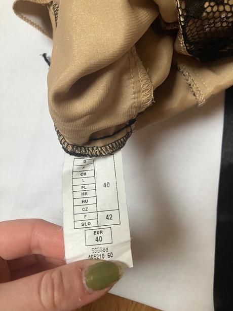 Dámske čipkované midi šaty so stuhou, orsay,l