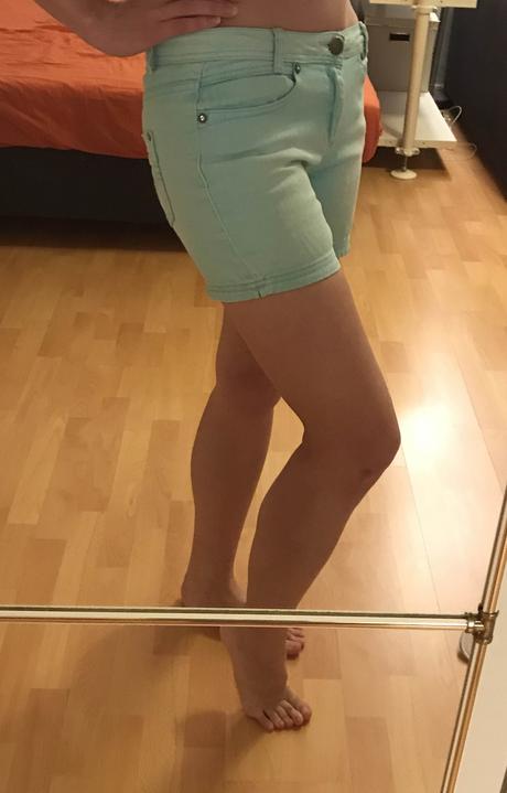 Modré šortky (s), s