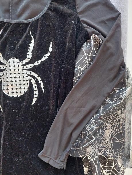 Pavúk karnevalový komplet kostým veľ.s,