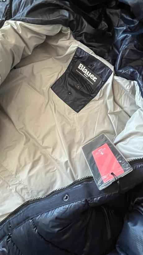 Blauer bunda kabát, l