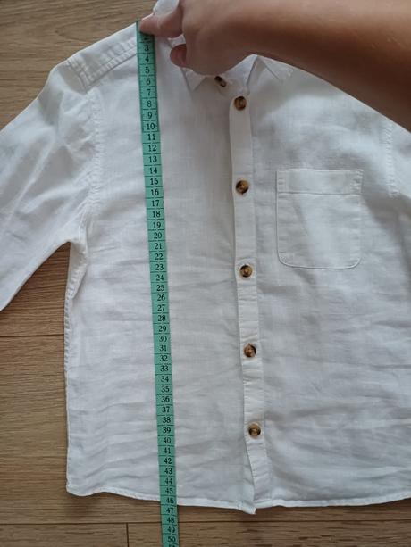 Biela košeľa, h&m,110