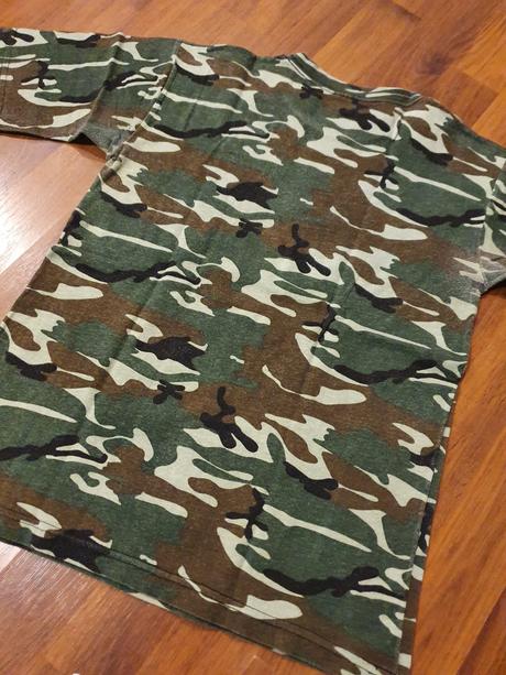 Maskáčové tričko bavlnené - veľ. s, s