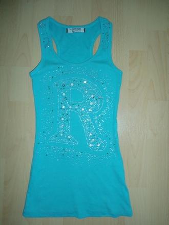 Zelene bavlnene tricko kamienky, xs