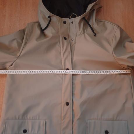 Kabát nepremokavý sivozelený vero moda m/l, vero moda,m