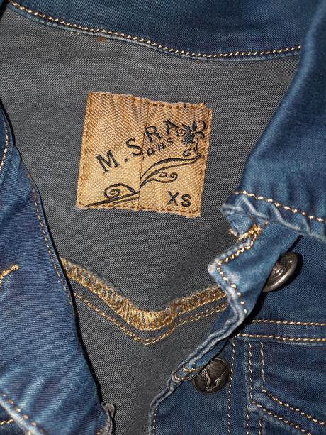 Riflová bunda m.sara, xs