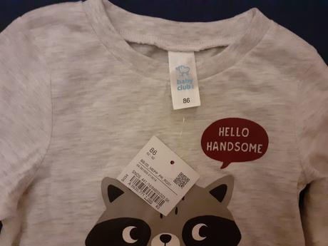 Tričko  nové 86, baby club,86