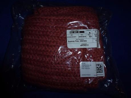 Nenosený teplý šál /nákrčník/ nový, h&m