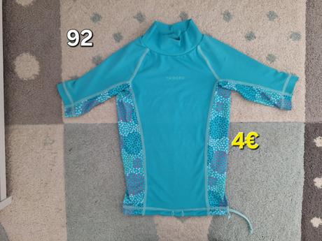 Uv tricko na kupanie 92, decathlon,92
