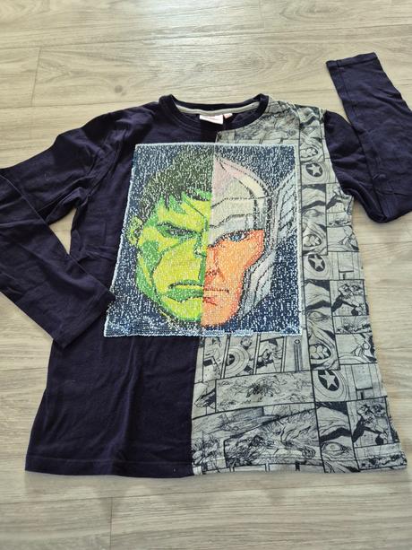 Tričko avengers s meniacim obrázkom 152/158, desigual,152