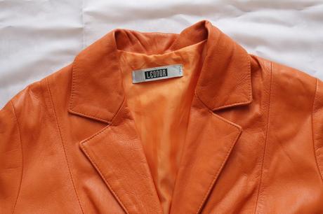 Kožená bunda z talianska, s