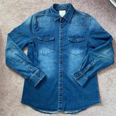 Riflová košeľa, m