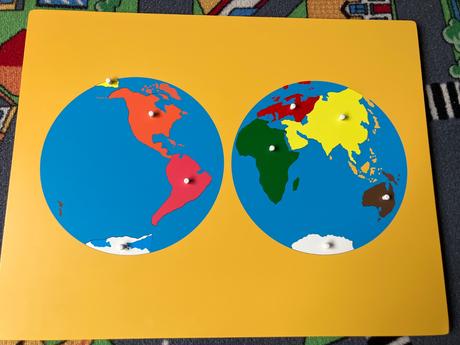 Montessori mapa - svet,