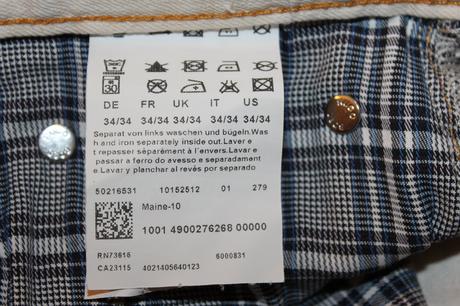 Pánske rifle hugo boss v. 34/32, hugo boss,34