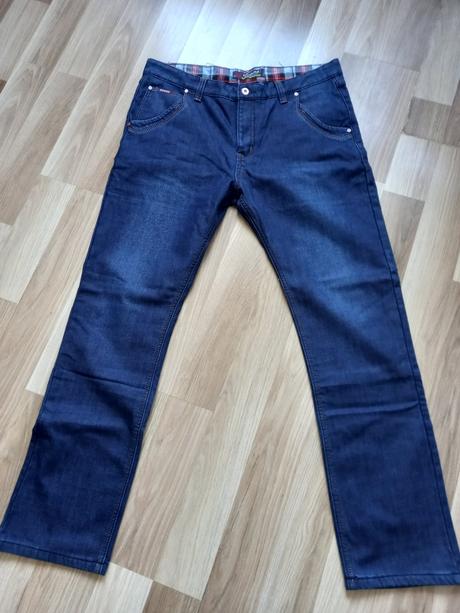 Pánske zateplené rifle, 40