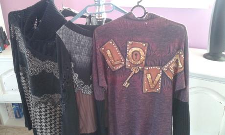 Balík svetrov 4ks, s