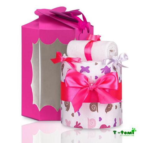 Plienková torta malá ružová, 