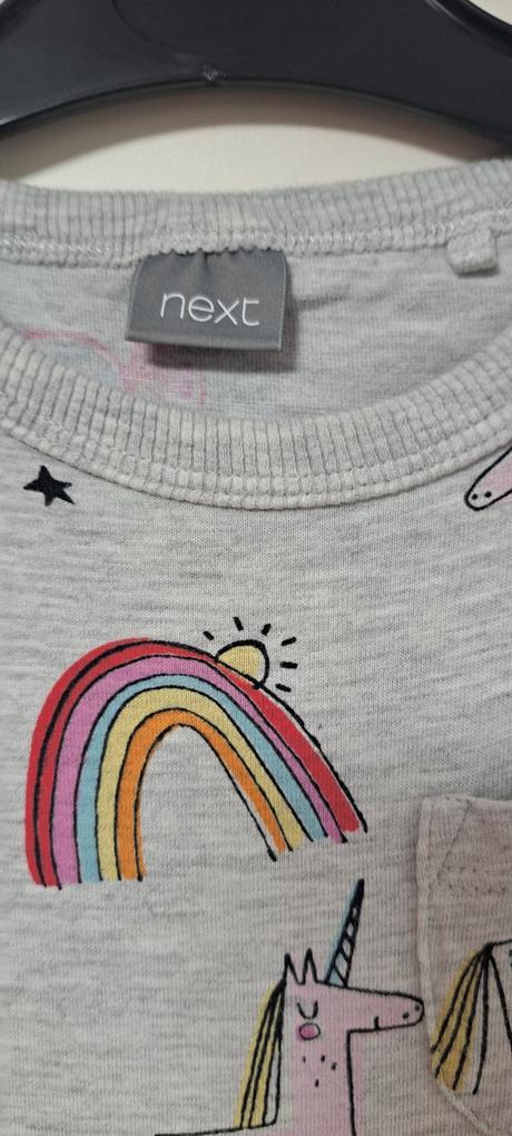 Šedé šaty, next,104