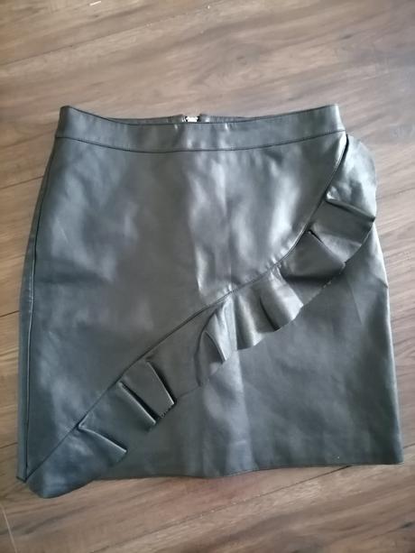Kožená sukňa, s