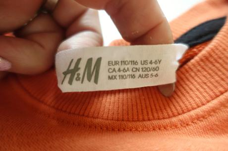 Mikinotričko h&m 110/116, h&m,110