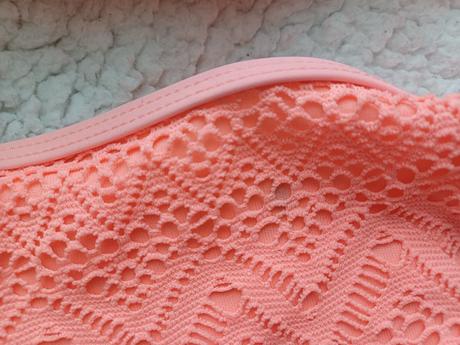 Oranžové dvojdielne plavky bikiny, m