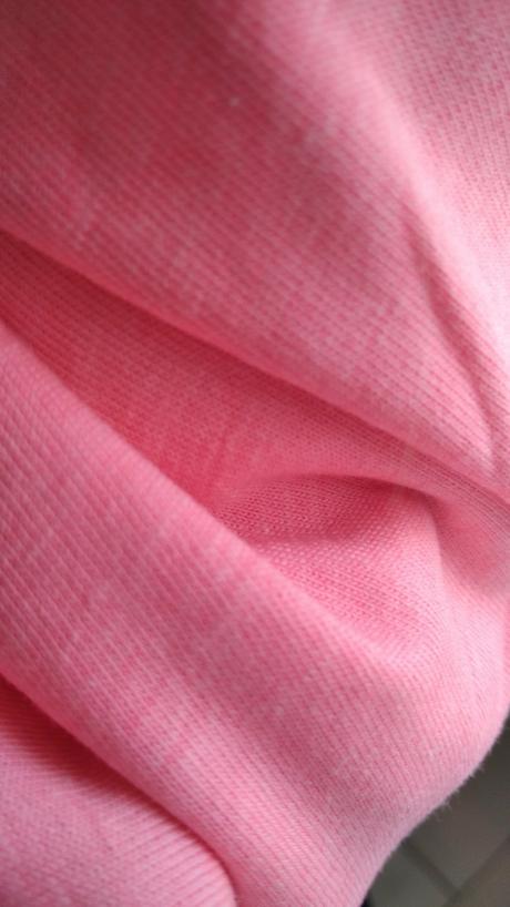 Svetloružové krikľavé tielko s krajkou, c&a,170