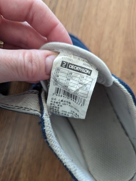 Plátenky, decathlon,27