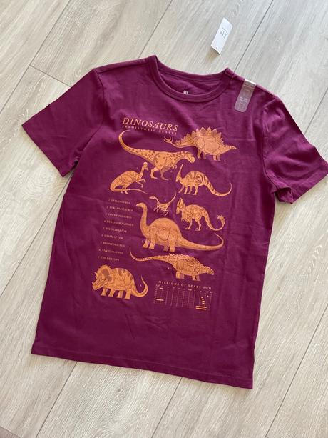 Tričko s dinosaurami, gap,152