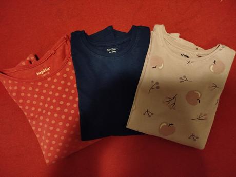 Predám 3 ks tričiek, sinsay,128